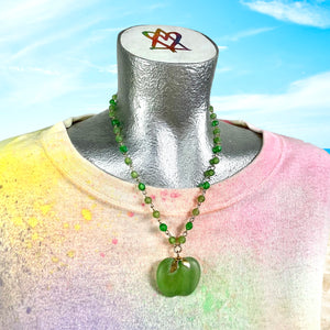 Green Apple Necklace