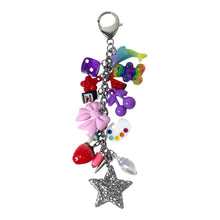Load image into Gallery viewer, Glitter Star Key Chain