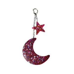 Crescent Moon Purse Charm