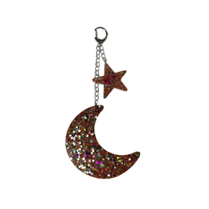 Crescent Moon Purse Charm