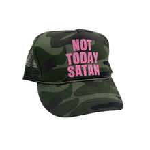 Load image into Gallery viewer, Not Today Satan Trucker Hat