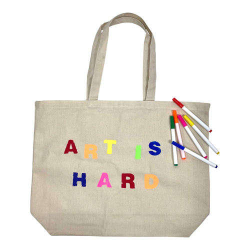 Art Is Hard Tote Bag