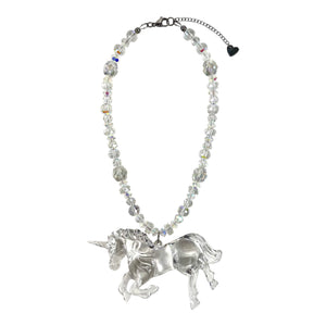 Iridescent Unicorn Necklace