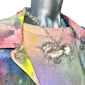 Iridescent Unicorn Necklace