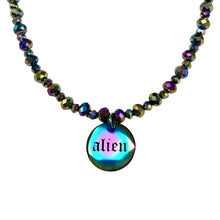 Load image into Gallery viewer, Iridescent Alien Necklace