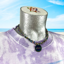 Load image into Gallery viewer, Iridescent Alien Necklace