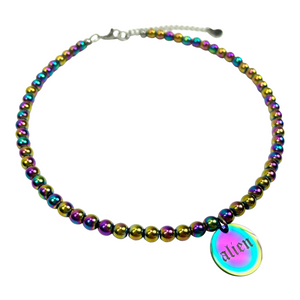 Rainbow Alien Necklace