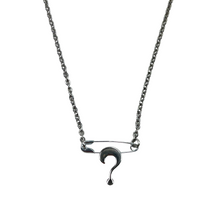 Load image into Gallery viewer, Safety Pin Question Mark Necklace