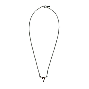 Safety Pin Question Mark Necklace